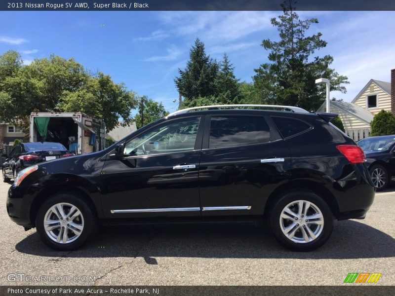 Super Black / Black 2013 Nissan Rogue SV AWD