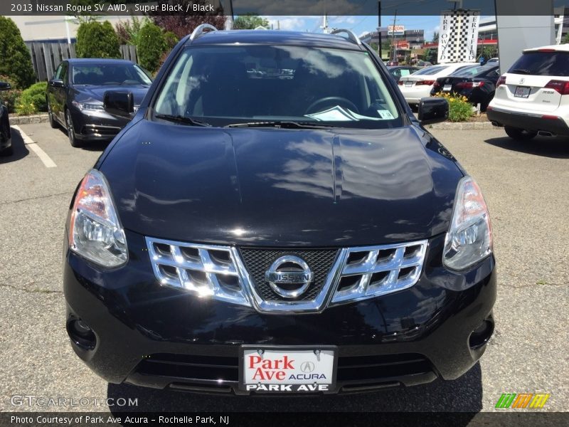 Super Black / Black 2013 Nissan Rogue SV AWD