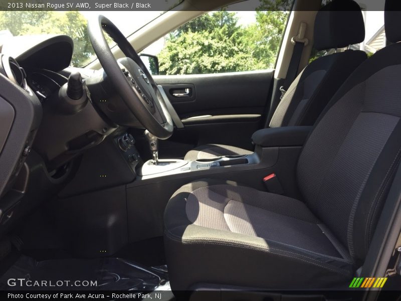 Super Black / Black 2013 Nissan Rogue SV AWD