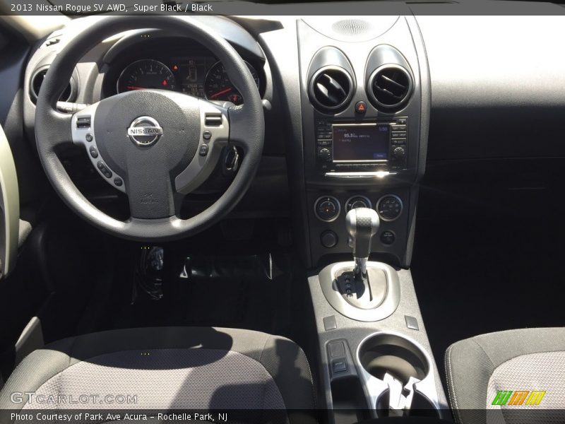 Super Black / Black 2013 Nissan Rogue SV AWD
