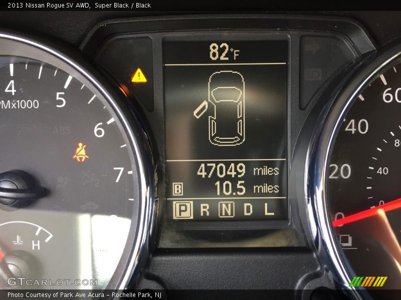 Super Black / Black 2013 Nissan Rogue SV AWD