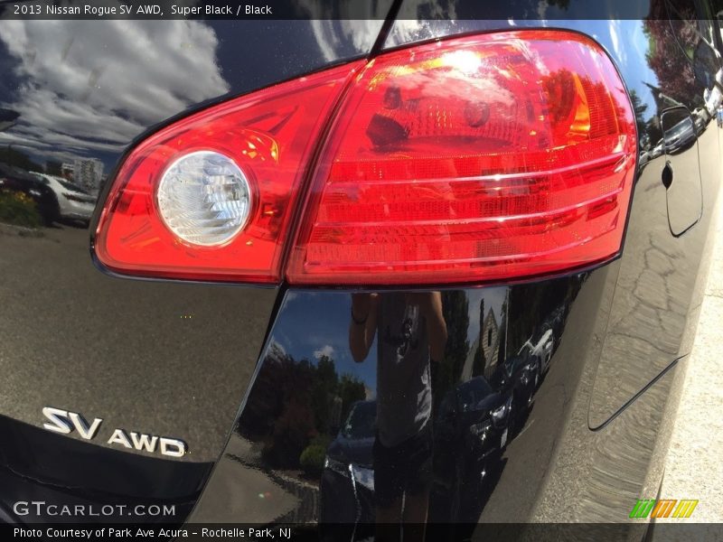 Super Black / Black 2013 Nissan Rogue SV AWD