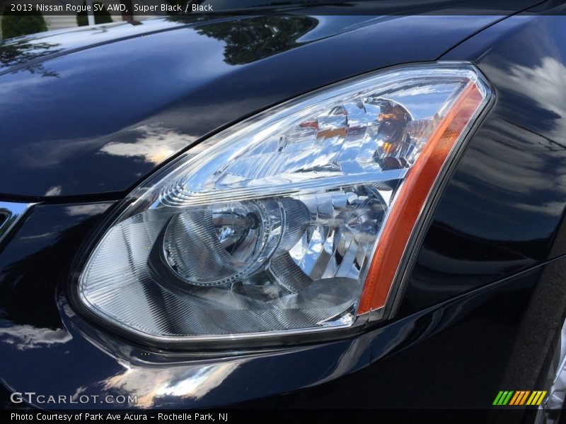 Super Black / Black 2013 Nissan Rogue SV AWD