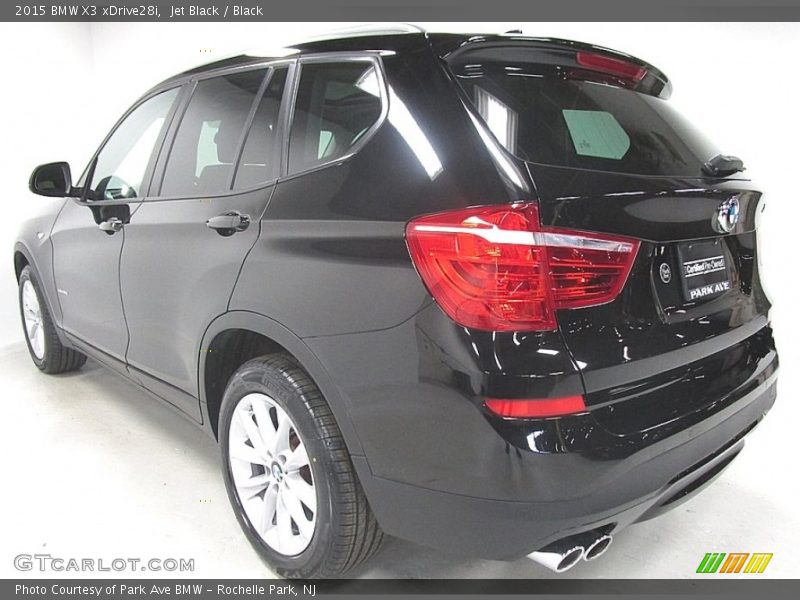 Jet Black / Black 2015 BMW X3 xDrive28i