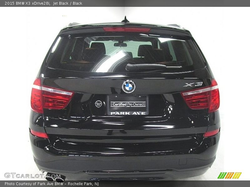 Jet Black / Black 2015 BMW X3 xDrive28i