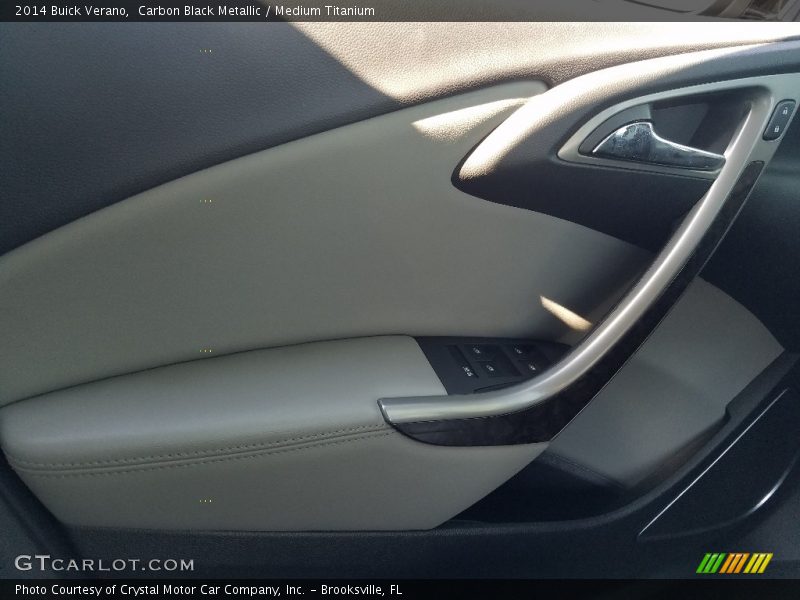 Carbon Black Metallic / Medium Titanium 2014 Buick Verano