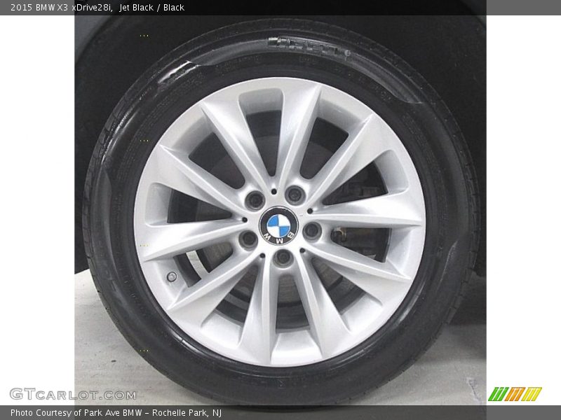 Jet Black / Black 2015 BMW X3 xDrive28i