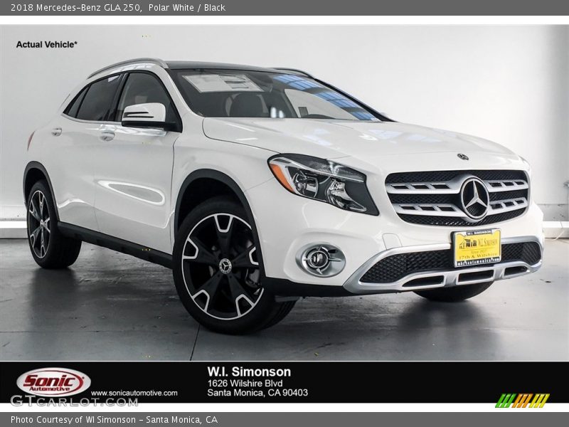Polar White / Black 2018 Mercedes-Benz GLA 250