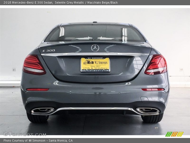 Selenite Grey Metallic / Macchiato Beige/Black 2018 Mercedes-Benz E 300 Sedan