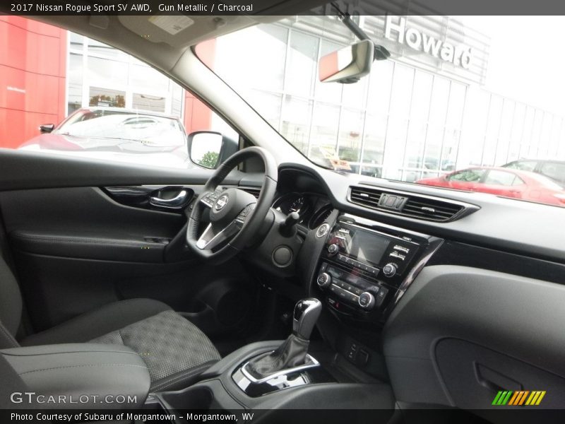 Gun Metallic / Charcoal 2017 Nissan Rogue Sport SV AWD