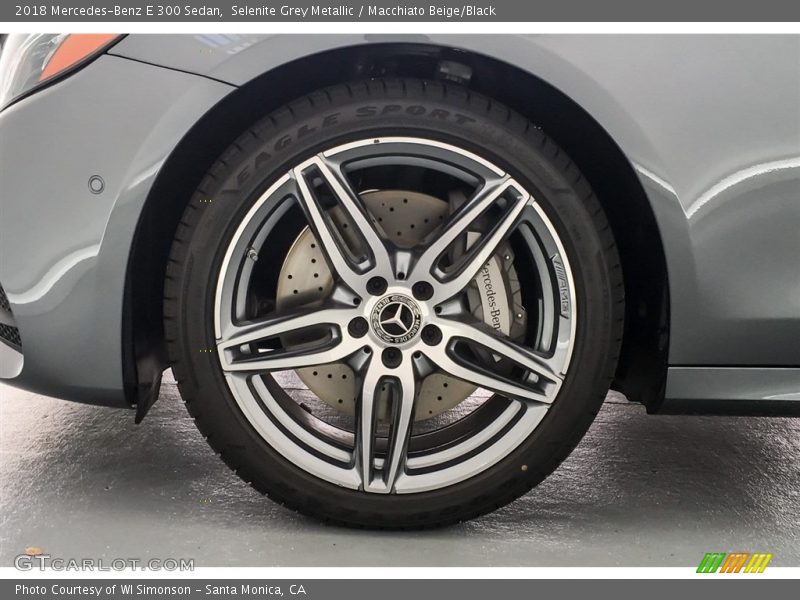 Selenite Grey Metallic / Macchiato Beige/Black 2018 Mercedes-Benz E 300 Sedan