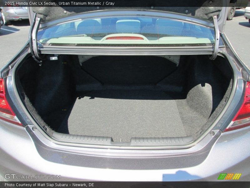 Urban Titanium Metallic / Gray 2015 Honda Civic LX Sedan
