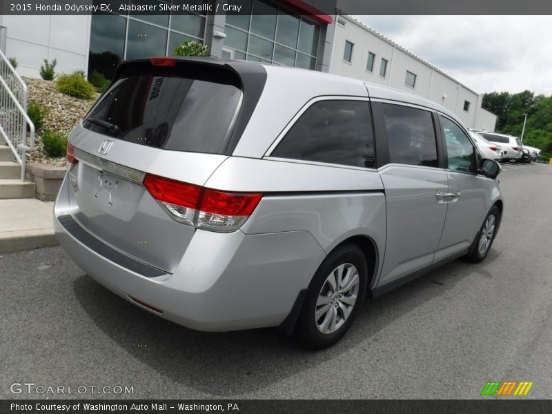 Alabaster Silver Metallic / Gray 2015 Honda Odyssey EX