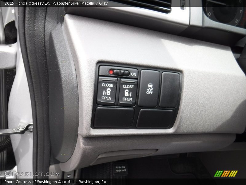 Alabaster Silver Metallic / Gray 2015 Honda Odyssey EX