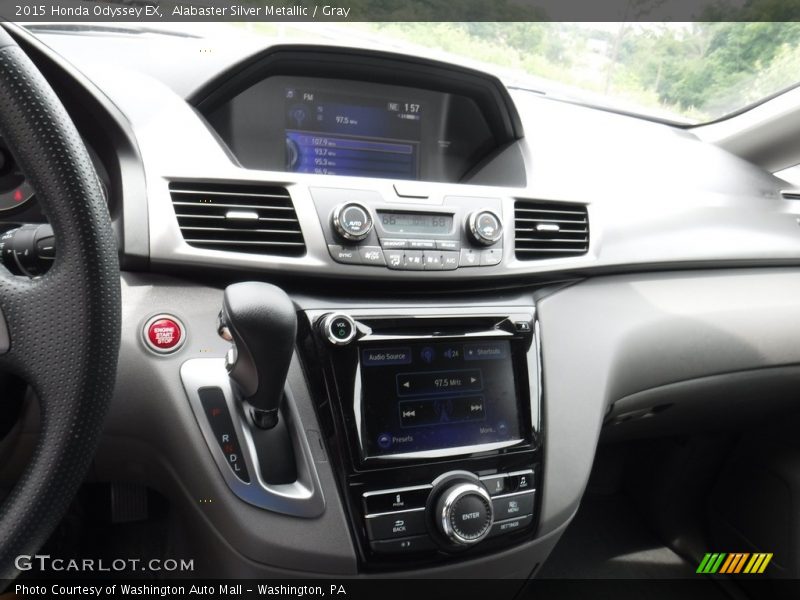 Alabaster Silver Metallic / Gray 2015 Honda Odyssey EX