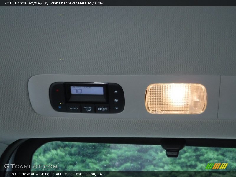 Alabaster Silver Metallic / Gray 2015 Honda Odyssey EX