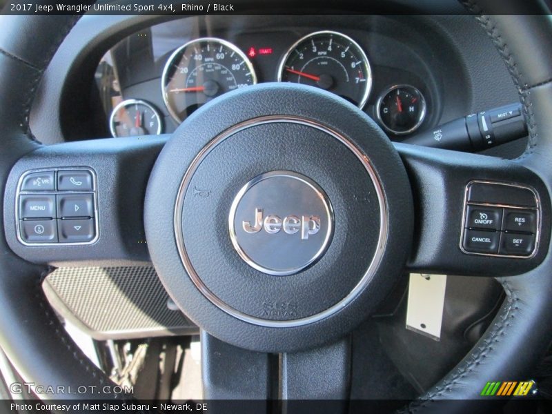 Rhino / Black 2017 Jeep Wrangler Unlimited Sport 4x4