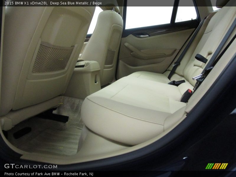 Deep Sea Blue Metallic / Beige 2015 BMW X1 xDrive28i