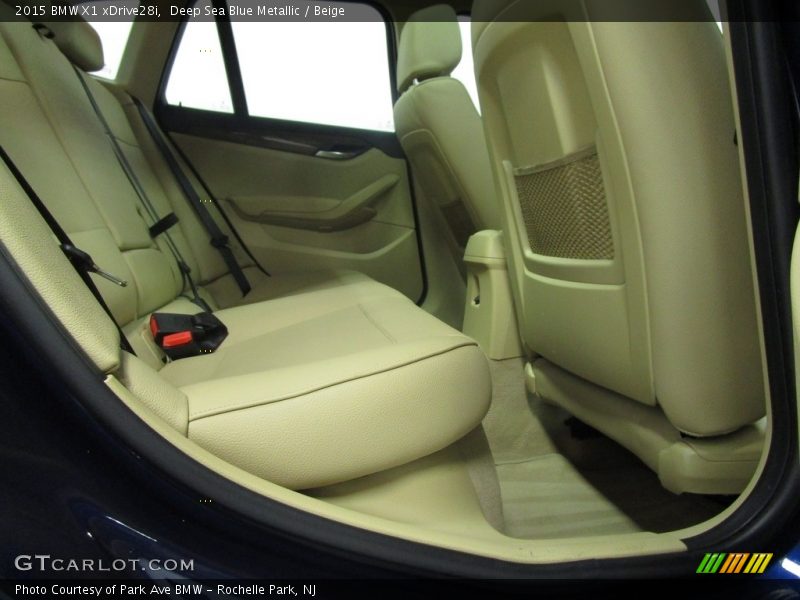 Deep Sea Blue Metallic / Beige 2015 BMW X1 xDrive28i