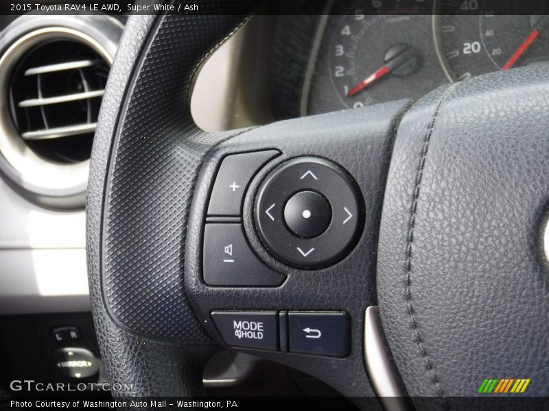 Super White / Ash 2015 Toyota RAV4 LE AWD