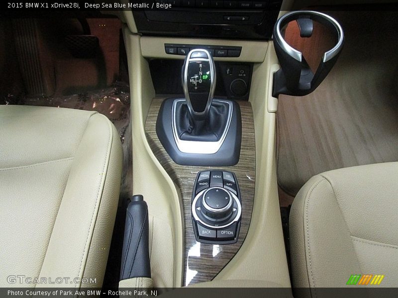 Deep Sea Blue Metallic / Beige 2015 BMW X1 xDrive28i