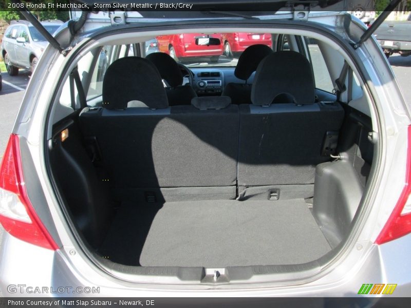 Storm Silver Metallic / Black/Grey 2008 Honda Fit Hatchback