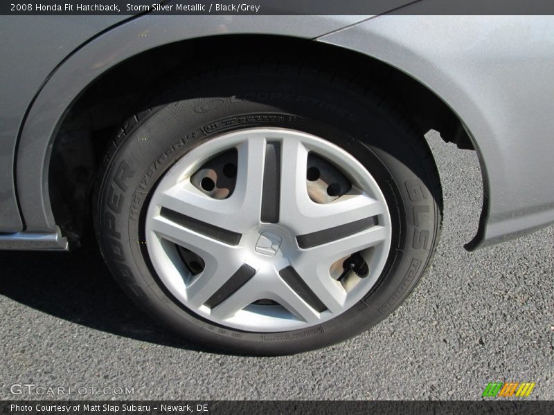 Storm Silver Metallic / Black/Grey 2008 Honda Fit Hatchback