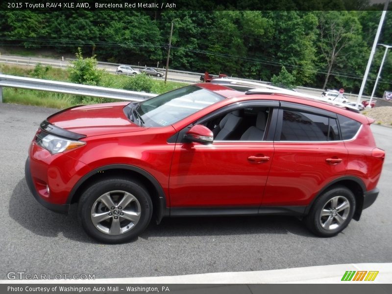 Barcelona Red Metallic / Ash 2015 Toyota RAV4 XLE AWD