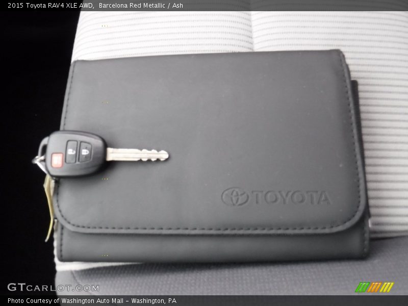 Barcelona Red Metallic / Ash 2015 Toyota RAV4 XLE AWD