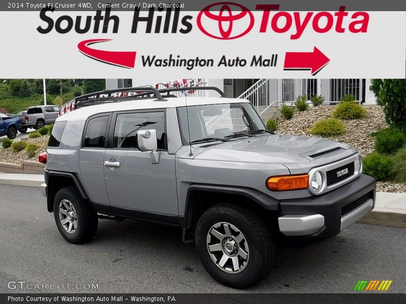 Cement Gray / Dark Charcoal 2014 Toyota FJ Cruiser 4WD