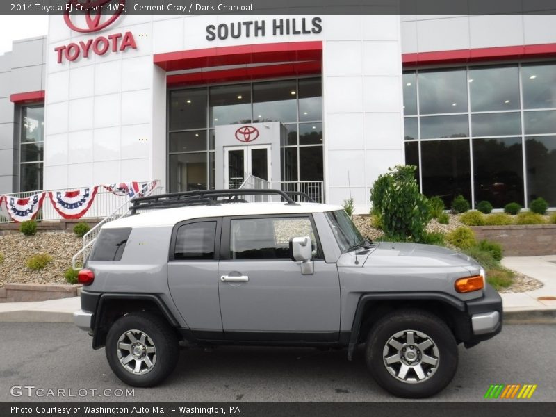 Cement Gray / Dark Charcoal 2014 Toyota FJ Cruiser 4WD