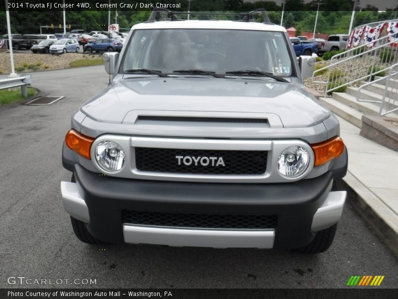 Cement Gray / Dark Charcoal 2014 Toyota FJ Cruiser 4WD