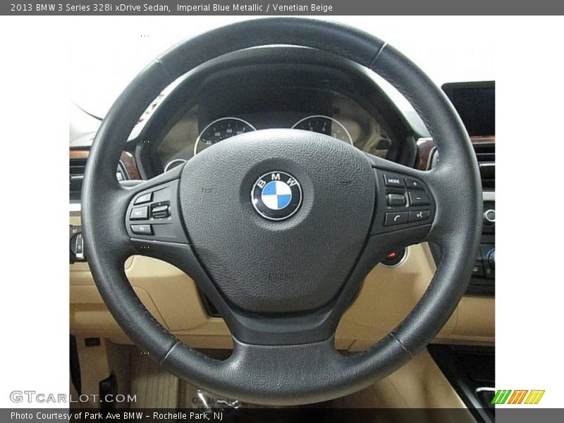 Imperial Blue Metallic / Venetian Beige 2013 BMW 3 Series 328i xDrive Sedan