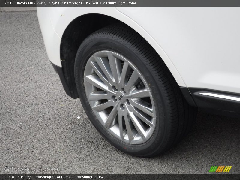 Crystal Champagne Tri-Coat / Medium Light Stone 2013 Lincoln MKX AWD