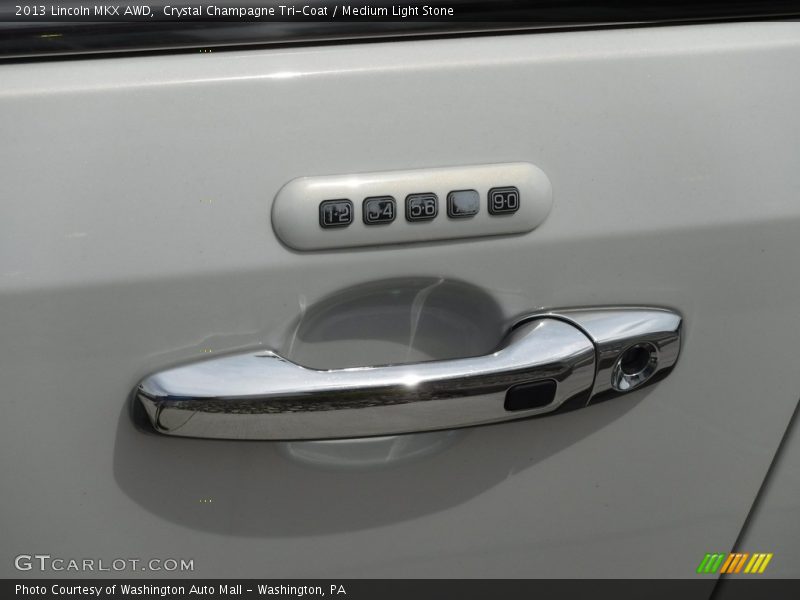 Crystal Champagne Tri-Coat / Medium Light Stone 2013 Lincoln MKX AWD