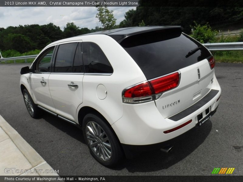 Crystal Champagne Tri-Coat / Medium Light Stone 2013 Lincoln MKX AWD