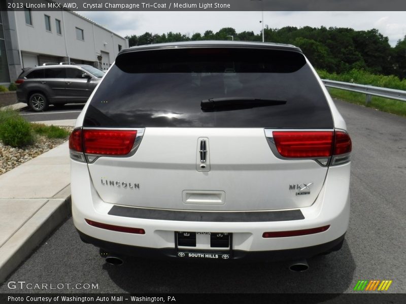 Crystal Champagne Tri-Coat / Medium Light Stone 2013 Lincoln MKX AWD