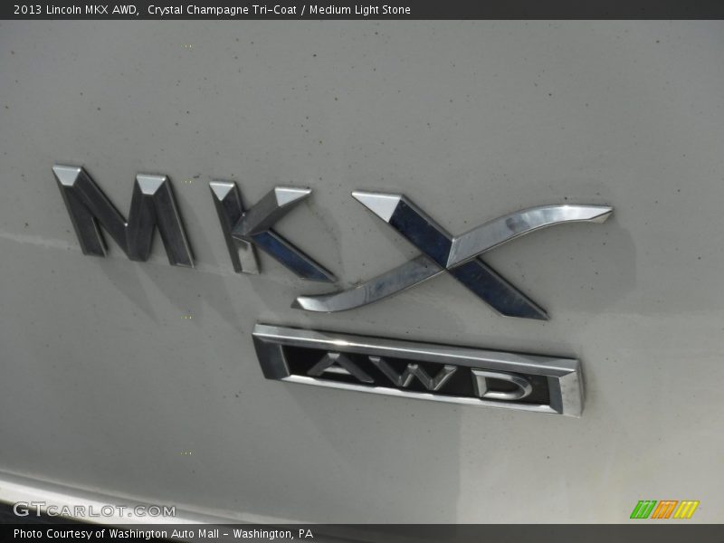 Crystal Champagne Tri-Coat / Medium Light Stone 2013 Lincoln MKX AWD