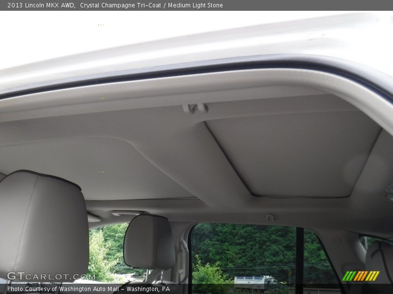 Crystal Champagne Tri-Coat / Medium Light Stone 2013 Lincoln MKX AWD