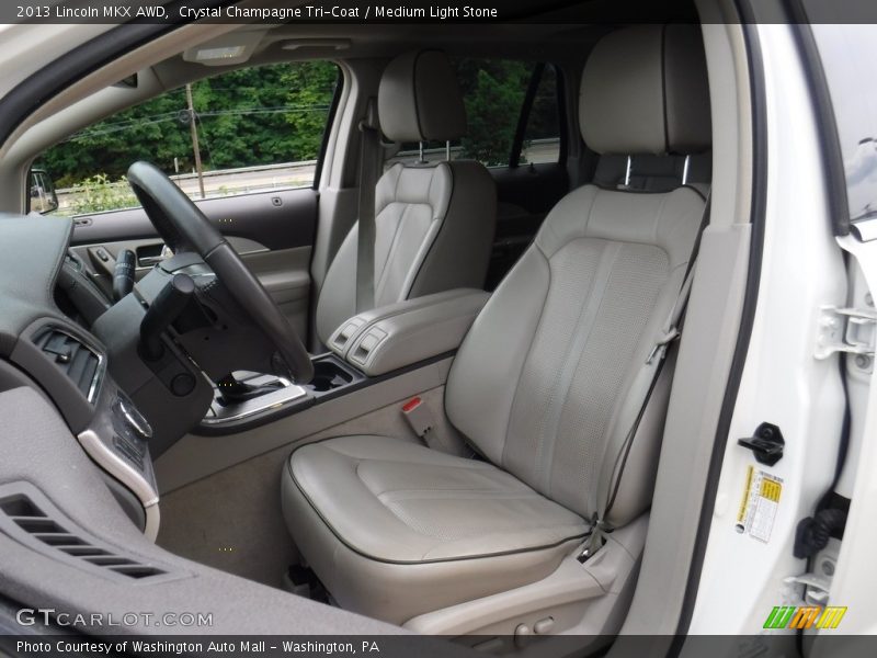 Crystal Champagne Tri-Coat / Medium Light Stone 2013 Lincoln MKX AWD