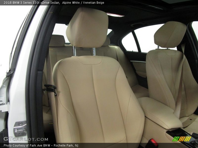 Alpine White / Venetian Beige 2018 BMW 3 Series 330i xDrive Sedan