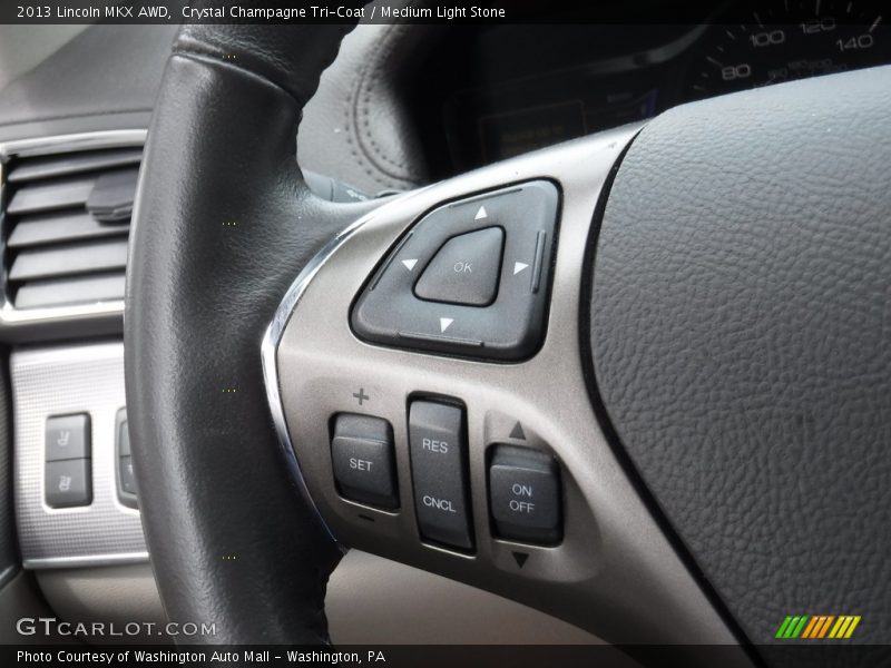 Crystal Champagne Tri-Coat / Medium Light Stone 2013 Lincoln MKX AWD
