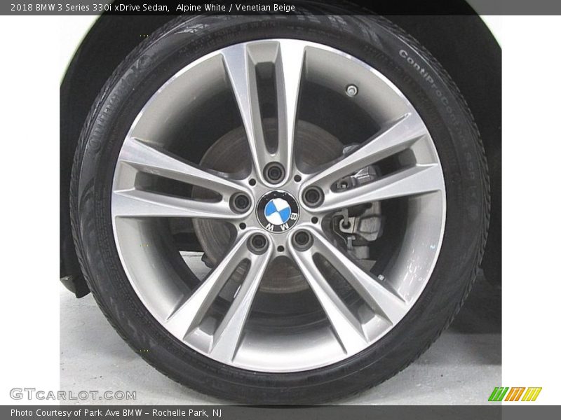 Alpine White / Venetian Beige 2018 BMW 3 Series 330i xDrive Sedan