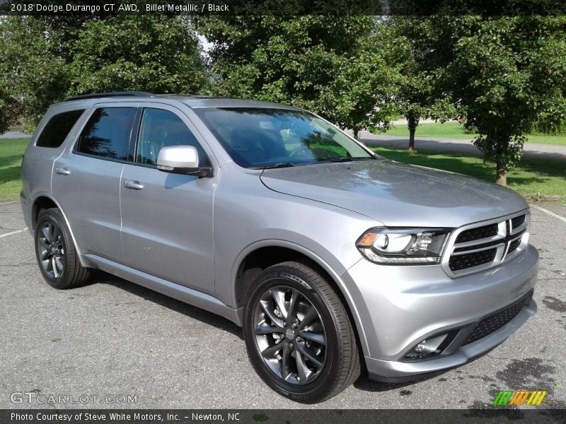 Billet Metallic / Black 2018 Dodge Durango GT AWD