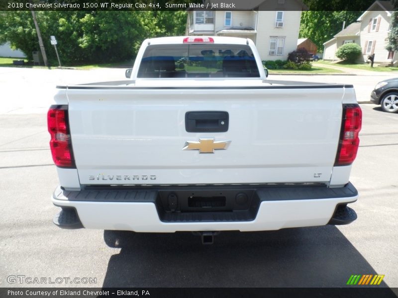 Summit White / Jet Black 2018 Chevrolet Silverado 1500 WT Regular Cab 4x4