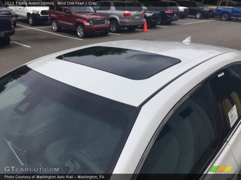 Wind Chill Pearl / Gray 2019 Toyota Avalon Limited
