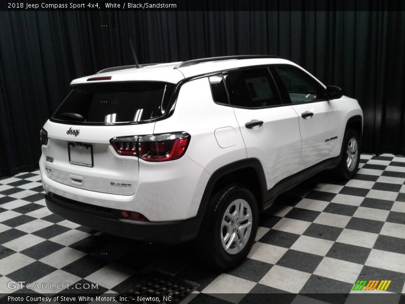 White / Black/Sandstorm 2018 Jeep Compass Sport 4x4