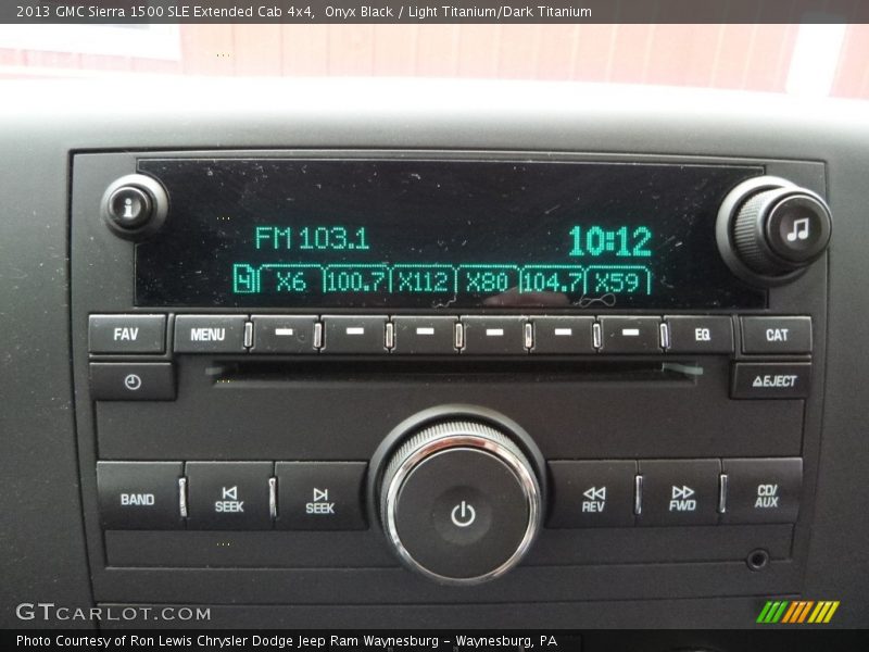 Onyx Black / Light Titanium/Dark Titanium 2013 GMC Sierra 1500 SLE Extended Cab 4x4