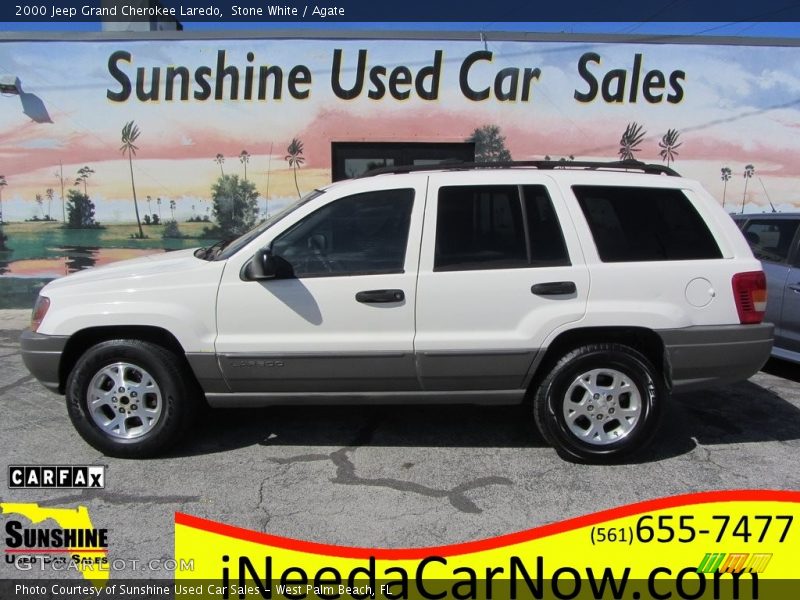 Stone White / Agate 2000 Jeep Grand Cherokee Laredo
