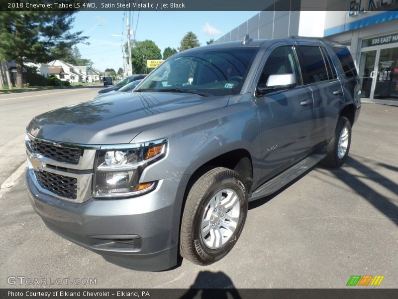 Satin Steel Metallic / Jet Black 2018 Chevrolet Tahoe LS 4WD